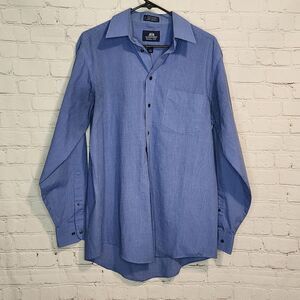 Men's Stafford button down longsleeve shirt, size Medium